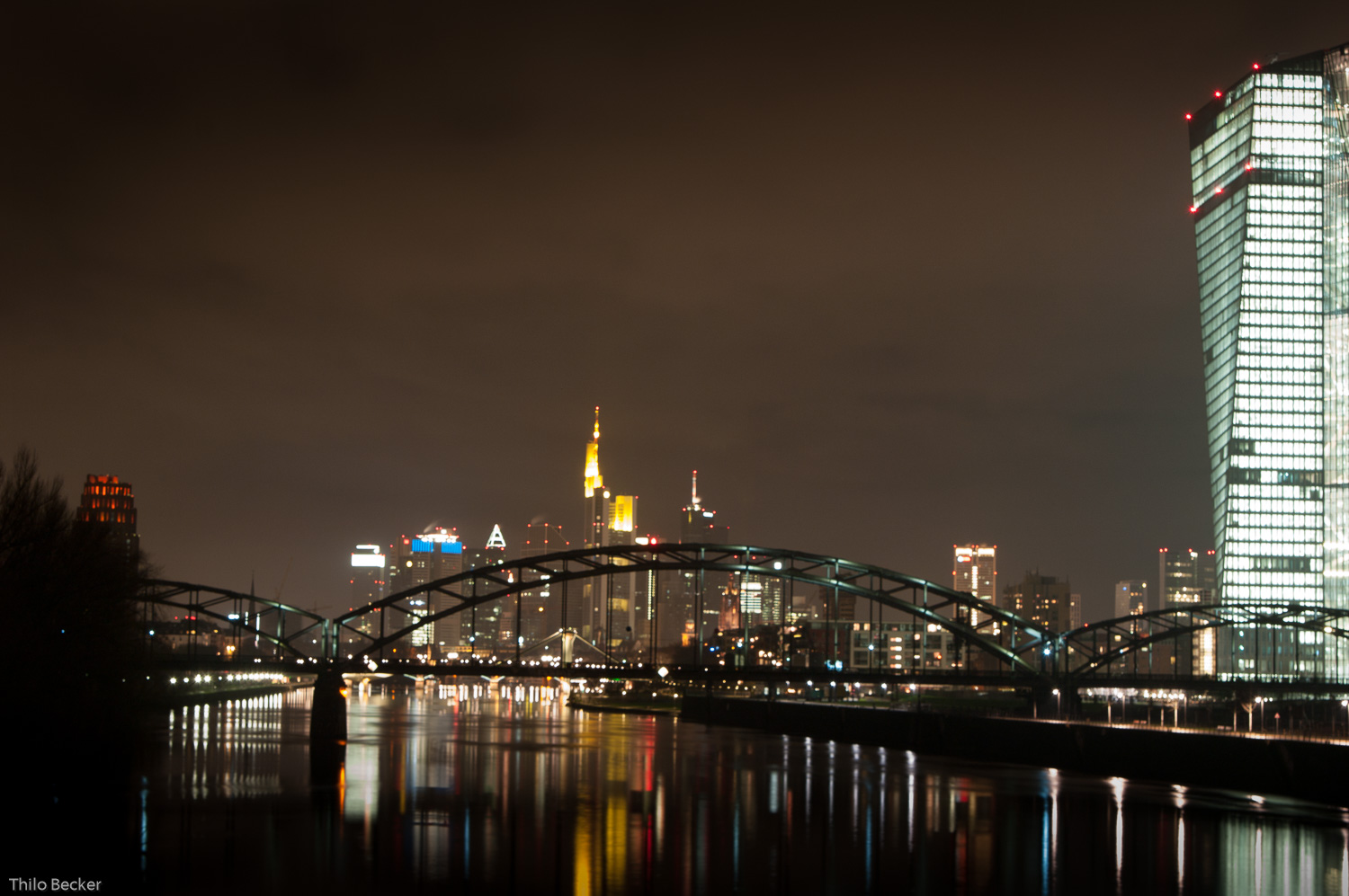 Frankfurt im Dunkeln