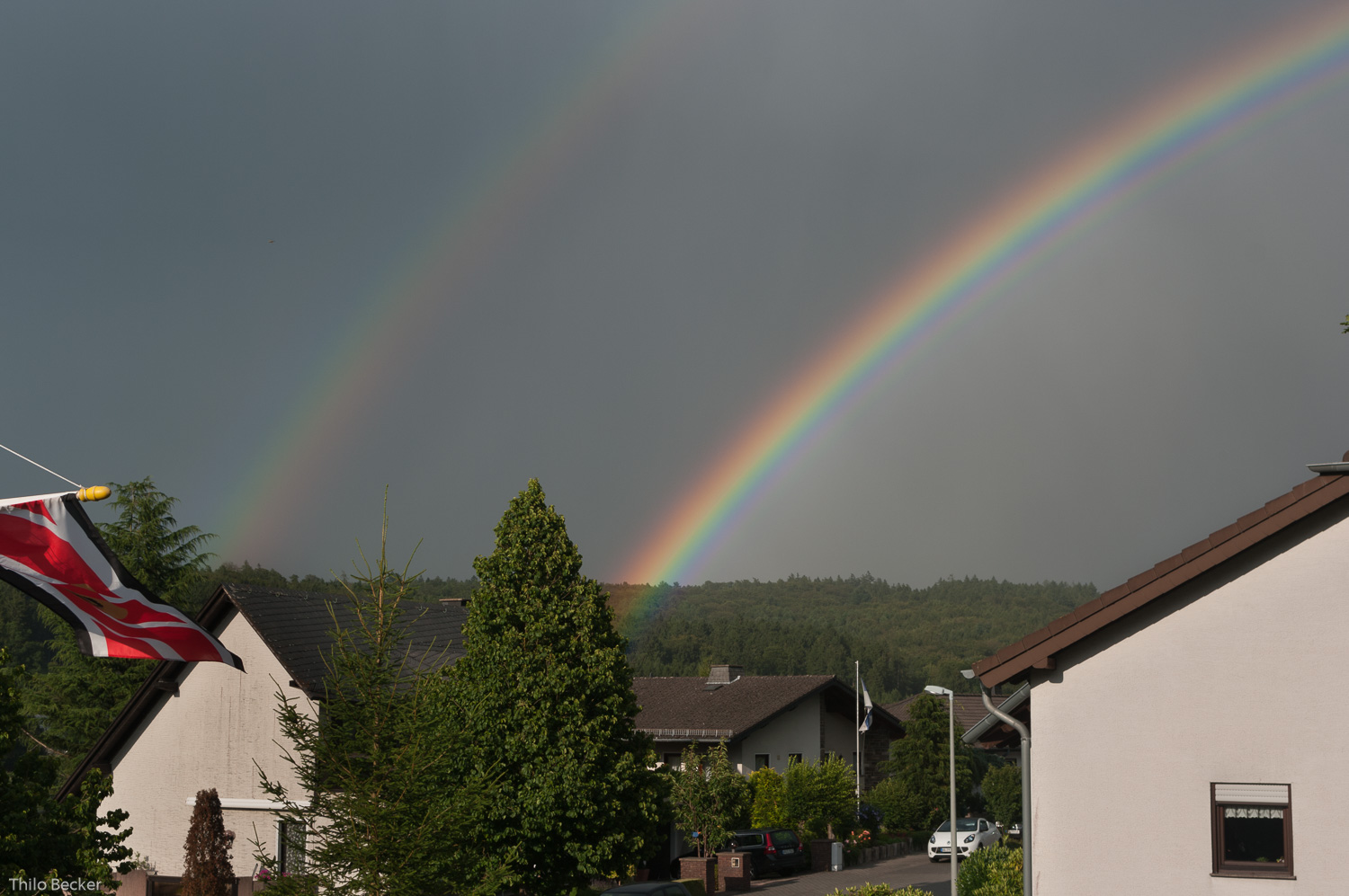 Ein Regenbogen im Juli