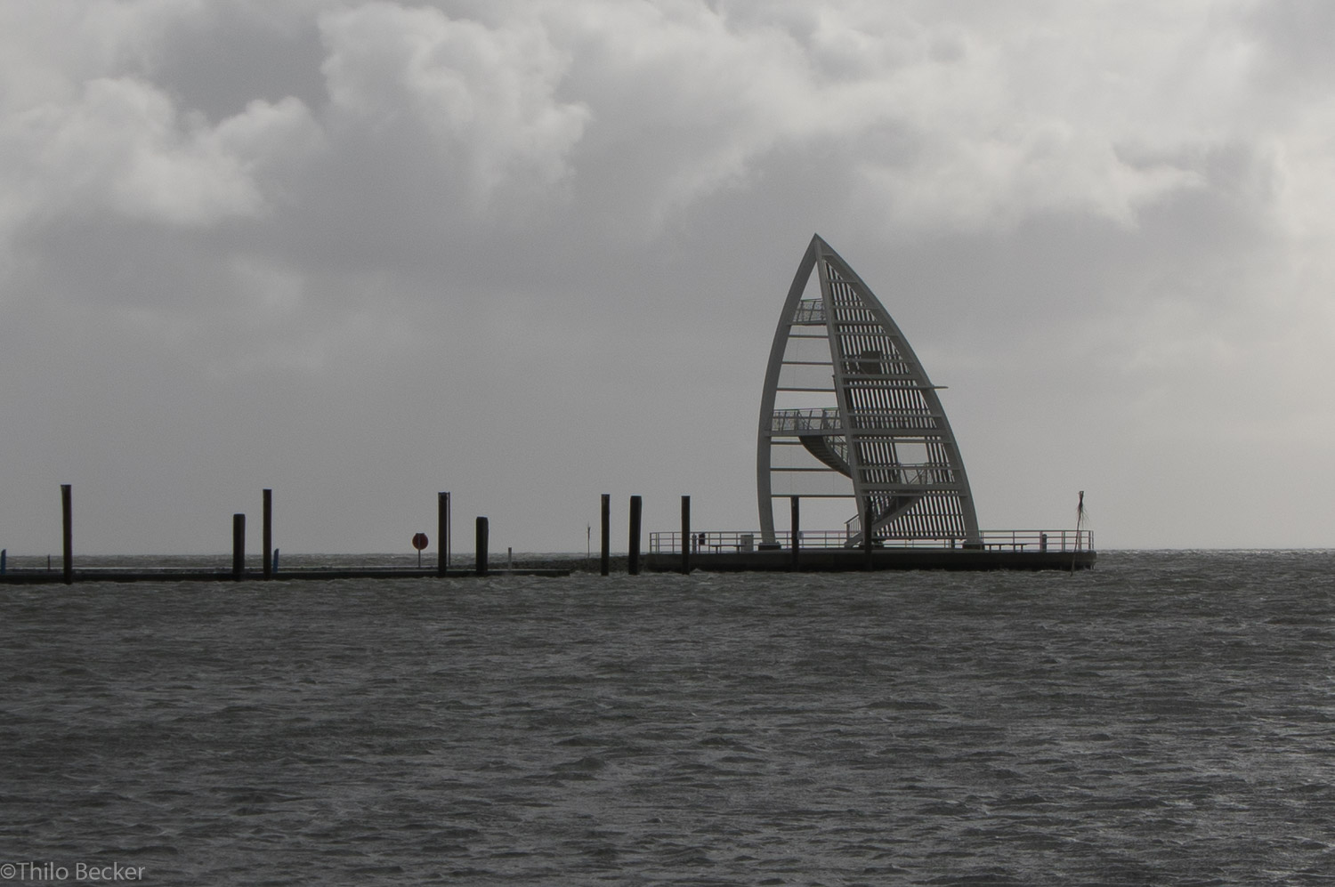 Starker Wind über Juist